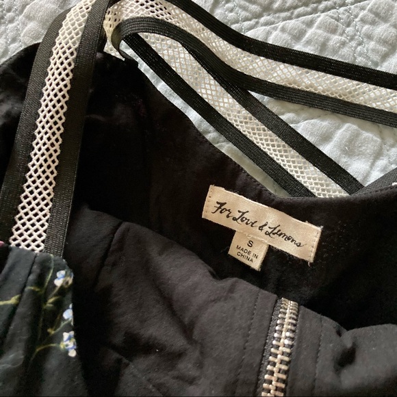 For Love and Lemons Floral Zip Dress - Picture 5 of 9